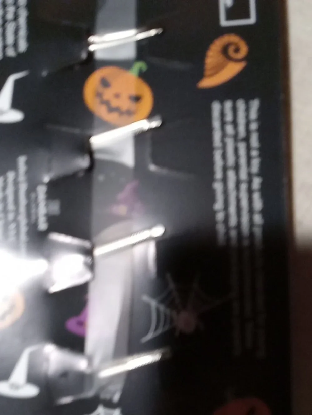 Halloween Bow Hair Clips with Pumpkin, Bats, Witch Hat & Skull Accents